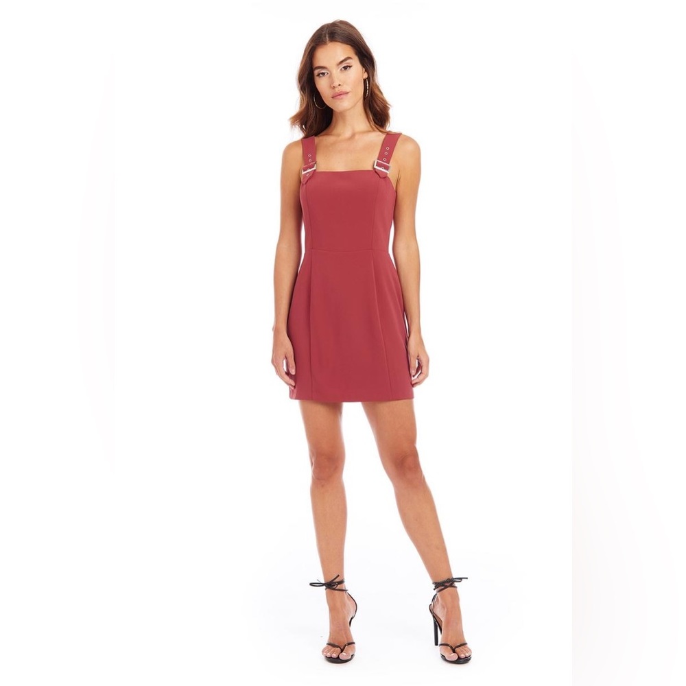 Amanda Uprichard Red Midi Dress
